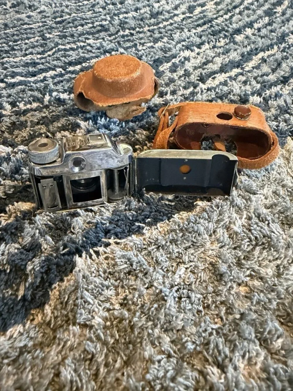VTG Toko P.W. 4.5 Mighty Mini Spy Camera + Original Leather Case Great Condition